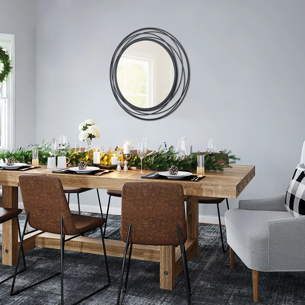 Firsdon Metal Mirror