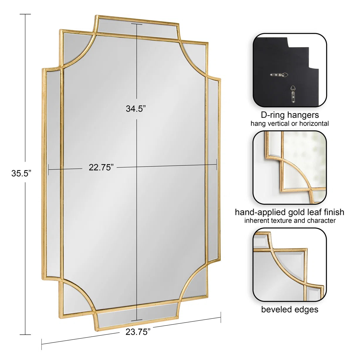 Ocilla Flat Mirror